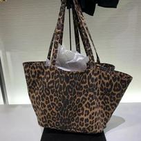 Leopard Pattern Tote Bag Vintage Women Canvas Large Capacity Shoulder Bag Fashion Trend Handbag for Shopper Travel 50x12x29cm ruda