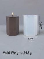 3D Geometrinė Silikoninė Žvakių Forma Nauja Tekstūra Cilindrinė Kvapnaus Muilo Forma PASIDARYK PATS Kvadratinio Stulpo Šešiakampio Cilindro Forma Namų Dekorui