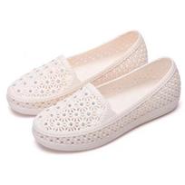 Cave shoes women's new summer flat bag heel sandals middle-aged and elderly bag head cool slippers nurse shoes 36