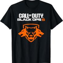 Black Ops 6 Orange Cerberus T-Shirt S juoda