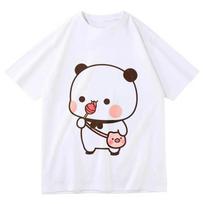 Bubu Dudu Tshirt Female Designer Anime Cute Girl Pattern Fun Harajuku Tshirt Summer Casual Breathable Loose Top S