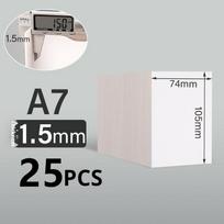 A7/A6/A5/A4 Baltas kraftpopierius PASIDARYK pats kortelių gamybai 10/25 lapai 1/1,5/2mm Rankų darbo storas popierius PASIDARYK pats kietas kartonas kartonas white