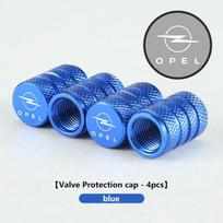 For Opel 4Pcs Car Logo Decoration Wheel Tire Valve Caps Stem Cover Accessories Corsa D Astra G H J K F Mokka C Zafira B Vectra