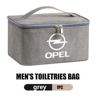For Opel Large Capacity Car Logo Toiletry Bag Multi-functional Travel Storage Accessories Insignia Corsa Grandland Antara Zafira