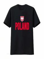 Poland T Shirt Polska Polish Flag Souvenir Love Vintage Washed Unisex Stretched Top For Everyday Wear Versatile Casual Homme S įvairiaspalvis