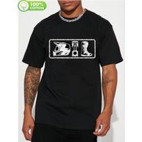 Men'S Casual T-Shirt for Dirt Bike Gear Short Sleeve Crew Neck Shirt with Motorcycle Rider Motocross Off-Road Print S juoda