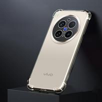 Thin Soft Silicone Case for VIVO X300 Pro X300Pro 5G Airbag Shockproof High Qualtiy Transparent Original Cover Phone Accessories vivo X300 gryna
