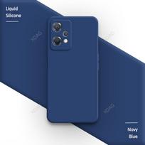 Classic Square Phone Case for OnePlus Nord CE2 CE 2 Lite 2Lite 5G Liquid Silicone High Quality Basic Original Bumper Cover Funda OnePlus Nord CE 2 Lite 5G tamsiai mėlyna spalva