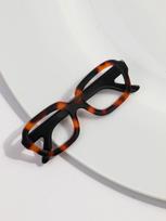 Leopard Glasses Acrylic Brooches Pins for Women Vintage Circle Square Eyeglasses Frame Brooch Badges Jewelry Costume Accessories leopardas