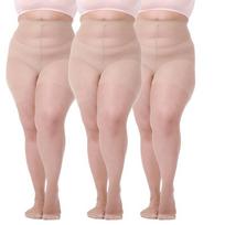 Ypač didelio dydžio 30D pėdkelnės - Europos ir Amerikos stiliaus 4XL (230-300 Jin) beige