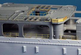 Hasegawa Imperial Japanese Navy Light Cruiser Etching Parts Basic A Plastic Model Parts QG37 1/350 Agano-class Detail-up