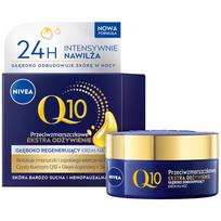 Nivea Q10 Przeciwzmarszczkowy Nawilżający Krem Do Twarzy Na Noc 50Ml