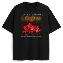 Imagine Dragons Concert T-shirt Men and Women Summer Cotton Clothing Casual Fashion Round Neck Short Sleeved S