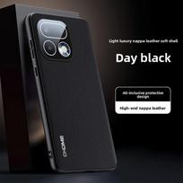 OPPO Realme 16 Pro+ dėklas Prabangus PU odos apsauginis galinis dangtelis OPPO Realme 16 Pro Plus telefono korpusui realme 16 Pro juoda
