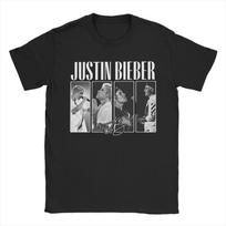 Justino Bieberio Swag Albumo Marškinėliai Vyrams Grynos Medvilnės Vintažiniai Marškinėliai Apvalia Kaklo Iškirpte Trumpomis Rankovėmis Drabužiai Klasikiniai S įvairiaspalvis