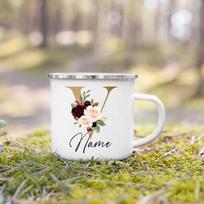 Personalized Mug Letter Name Cup Custom Name Bridesmaid Cups Coffee Hot Chocolate Mugs Wedding Birthday Mothers Day Gift for Her 360ML
