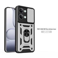 For Mi Poco X8 Pro Max Armored Protective Shell With Magnetic Ring For Mi Poco X7 X6 Pro M7 F7 C85 171mm Poco X8 Pro Max sidabras