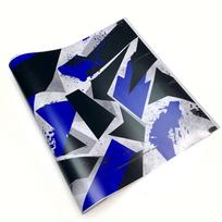 Mėlynas vinilas motociklo šalmui PVC motociklo šalmo lipdukas „pasidaryk pats“ motociklų priedai Dviračių lipdukai Decal Motociklas 10cmx150cm mėlyna