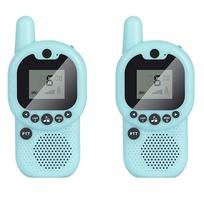 2 Pack Walkie Talkies for Kids Toys Rechargeable Battery Walkie Talky 22 Channels 2 Way Radio 3KM Long Range for Children Gifts gray