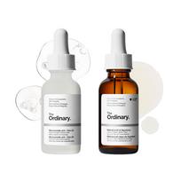 The Ordinary Niacinamidas 10% + Cinkas 1% ir Retinolis 0.2% skvalane poras sutraukiantis ir stangrinantis dviejų priemonių rinkinys 30ml + 30ml