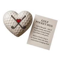 Love Heart Baseball Pocket Hug with Positive Card Emotional Support Heart Shaped Baseball Pocket Token Decoration Players Collectible Inspirational D