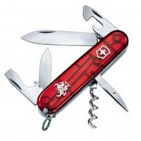 Peilis daugiafunkcinis VICTORINOX SPARTAN, raudonos sp.