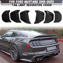 6 vnt. Rūkytos automobilio galinių žibintų apdailos lipdukai Ford Mustang 2015 2016 2017 2018 2019 2020 2021 2022 2023 For 2018-2023