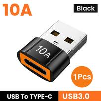 10A OTG USB 3.0 To Type C Adapter USB Female To USB C Male Fast Charging Adapter OTG USB C For Xiaomi Samsung Tablet Laptops PC