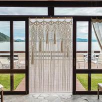 Multiple Inss Style Cotton Rope Tassel Woven Door Curtains Bohemian Handmade Woven Curtains Nordic Woven Door Curtains Curtain China Mainland