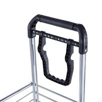 Foldable Shopping Cart with Stair Climbing Wheels
