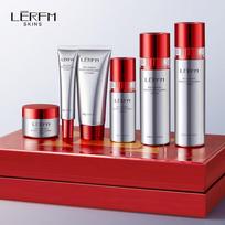 Red Ginseng Improve Rough Skincare Sets Brighten Firming Lifting Facial Contour Promote Collagen Empower Elasticity Face Cream balta