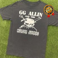 80s GG allin band t shirt Short Sleeve Gift For Fans Shirt BlackNEW Unisex T-Shirt M