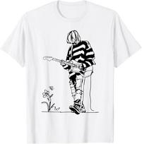 90s Grunge Legend Sketch Alternative Rock Guitarist Vocalist TShirt Unisex T-Shirt L
