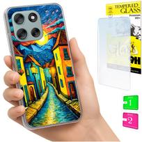 Etui Do Motorola Moto G56 Obudowa Foto Case Plecki Grafika Art + Szkło