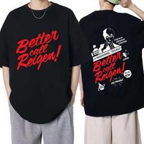 Geriau skambinkite Reigen Japan Anime Mob Psycho 100 marškinėliai Shigeo Kageyama Spausdinti marškinėliai Unisex Moteriški Harajuku Kasdieniai dideli marškinėliai L