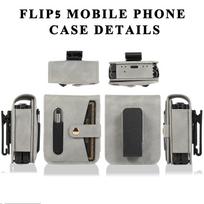 For Samsung Flip5 Mobile Phone Cover Belt Clip Case for Samsung Galaxy Z Flip 5 Flip5 Zflip5 5G Card Slot Protective Cases for Samsung Z Flip 5