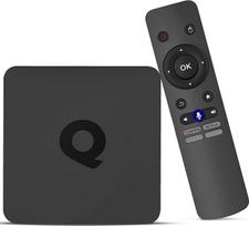 "Android" TV dėžutė, Q1 Android 10.0 TV dėžutė 2GB RAM/16GB ROM H313 Quadcore Cortex-A53 palaikymas WiFi 2.4G/5G BT5.2 4K 3D HDMI DLNA Smart TV Box