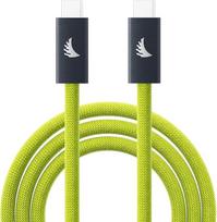 "Angelbird USB-C 3.2 Solid Flex™ Tether Cable Lime" - 4,5 m - su visomis funkcijomis - iki 20Gb/s duomenų perdavimui, greitam įkrovimui ir didelės raiškos vaizdo išėjimui