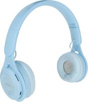 "Annadue" belaidės ausinės vaikams, mielos "Bluetooth" ausinės per ausis su giliu bosu, sulankstomos stereo ausinės, įmontuotas mikrofonas, skirtos vaikams, mergaitėms, berniukams, suaugusiesiems (mėlynos spalvos)