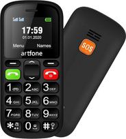 "artfone" mobilusis telefonas senjorams, juodas