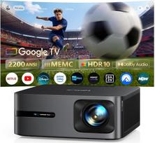 "Beamer 4K" "Google TV" balso asistentas Automobilis "Focus" / "Keystone Wimius" projektorius 4K išmanusis televizorius