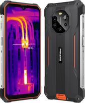 "Blackview BL8800 Pro" tvirtas išmanusis telefonas 5G termovizoriaus kamera 6,58 colių FHD+ 8GB RAM + 128GB 50MP + 16MP 8380mAh baterija "Android 11" IP68/IP69K NFC Dual SIM Orange