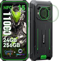 "Blackview BV6200 Plus" tvirtas lauko išmanusis telefonas - 11000 mAh, 24GB + 256GB (2TB), IP68/IP69K atsparumas, 6,56 colių 90Hz ekranas, 16 MP dirbtinio intelekto fotoaparatas su povandeniniu režimu, NFC ir pirštinių režimas, lauko mobilusis telefonas