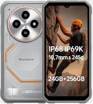 "Blackview Fort 2 AI" lengvas lauko išmanusis telefonas, dirbtinio intelekto nuotraukų redaktorius, 24GB + 256GB, 10,7 mm itin plonas, 16 MP + 13 MP, 6,56 colio HD+, IP68 IP69K, tvirtas mobilusis telefonas be sutarties, "Android 15", dvi SIM kortelės, G