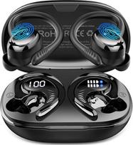 "Bluetooth 5.4 Kopfhörer Sport", 2026 Neu Ausinių kopfhörer Kabellos Bluetoothmit 4 ENC Mic/6D Stereo, 50H triukšmo slopinimo ausinės, Over-Ear Sportkopfhörer mit Ohrhaken, IP7 Wasserdicht Ohrhörer
