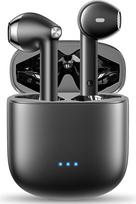 "Bluetooth" ausinės Belaidės "Bluetooth 5.4" su 4 ENC triukšmo slopinimu HiFi Stereo Bass 42 valandų belaidės ausinės IPX6 vandeniui atsparios sporto ausinės "iOS" "Android" juodos spalvos