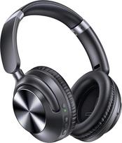 "Bluetooth" ausinės per ausis su ANC -35 dB, 100H baterija, 5 min. greitasis įkrovimas 10H, "Hi-Res Audio", "Bluetooth 5.4", ENC mikrofonas, lengvos 239 g, sulankstomos, laidas ir belaidis triukšmas