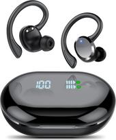 "Bluetooth" ausinės sportui, "Bluetooth 5.4" su 4 ENC triukšmo slopinimo mikrofonu, Kabellose Kopfhörer Hi-Fi Stereo Tiefer Bass Wireless Earbuds, IP7 Wasserdicht Ohrhörer LED Anzeige