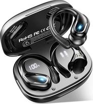 "Bluetooth" ausinės Sportas, 75Std 2026 Ausinės "Bluetooth 5.4", programėlė su ekvalaizeriu, "Hi-Fi Stereo", ENC triukšmo slopinimo ausinės, IPX8 Wasserdicht ausinės, USB-C į ausis Ausinės Joggen Gym Android iOS