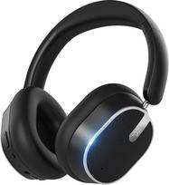 "Bluetooth" ausinės su hibridiniu aktyviuoju triukšmo slopinimu, belaidės ausinės per ausis su "Bluetooth 6.0", 120 valandų baterijos veikimo trukme, "Hi-Res Audio", galingais bosais ir ausų pagalvėlėmis